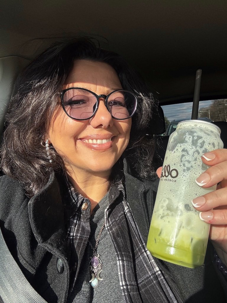 me on the pic with matcha