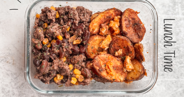 Lunch Box Series: Southwest Ground Beef and Crispy Potatoes