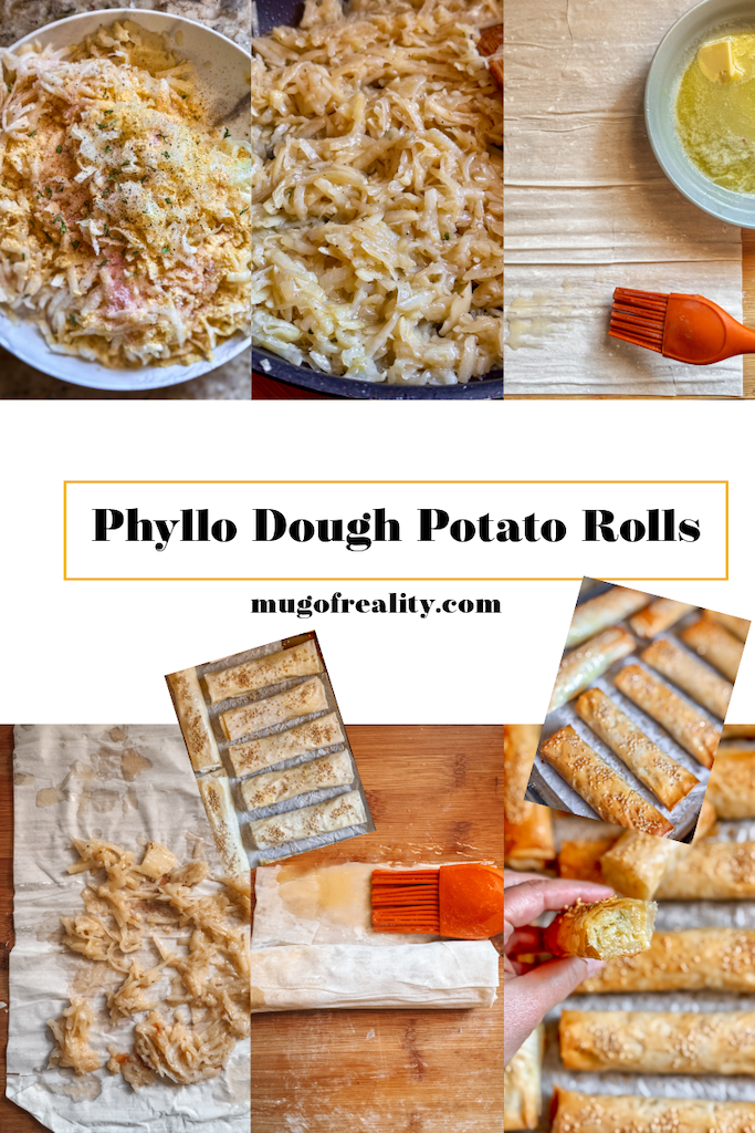 Phyllo Dough Potato Rolls