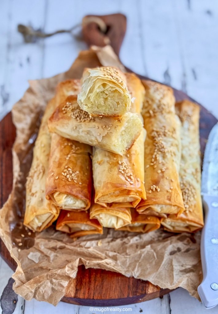 Phyllo Dough Potato Rolls